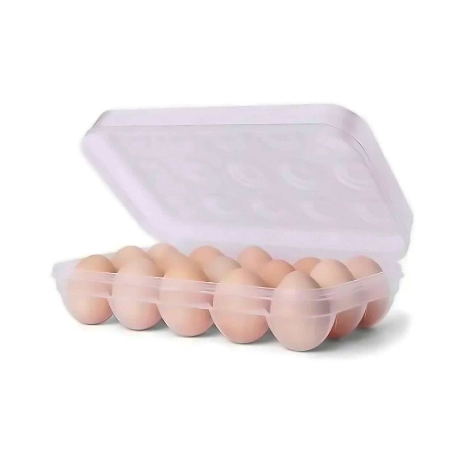 Organizador De Huevos Tapa Transparente Soporte Huevera - Luegopago