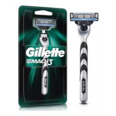GILLETTE - Máquina de Afeitar Gillette Mach3 Recargable 1 Unidad