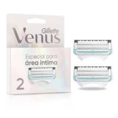 GILLETTE - Repuestos de afeitadora Gillette Venus Area Intima 2 Und