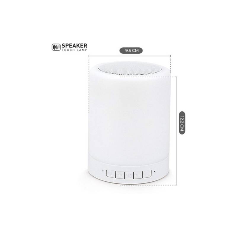 Altavoces Portátiles Pequeños Cube 3W bluetooth Blancos