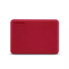 TOSHIBA - Disco Duro Externo Toshiba 2tb Canvio Advance Rojo