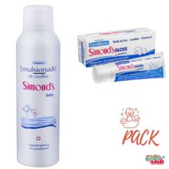 SIMONDS - Pack Simonds Gloss 60 gr.  + Emulsionado  Vaselina 650 ml.