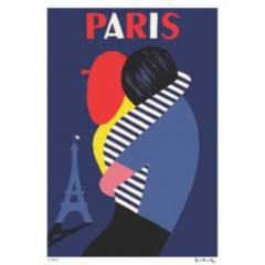 QIIIP - Ilustración Love Paris Sergeant Paper