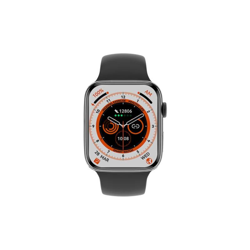 GENERICO Reloj inteligente Smartwatch Serie 8 Negro Compatible Android y  iPhone