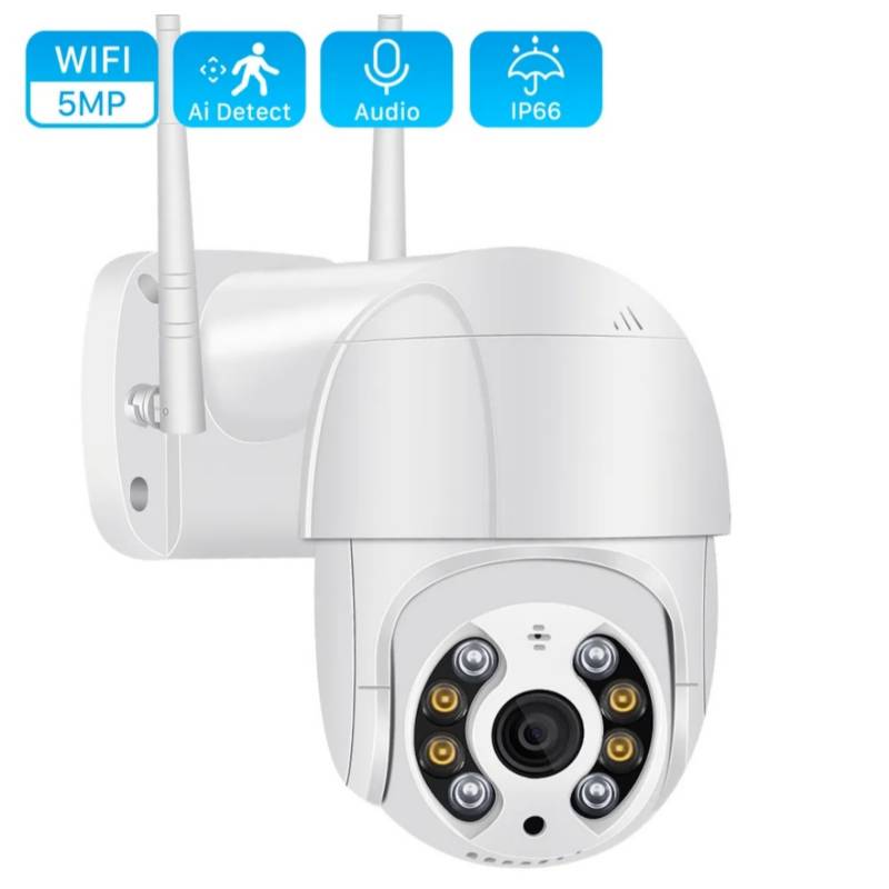 GENERICO - Cámara de Seguridad CCTV con Alerta de Detección Humana por IA 1080p