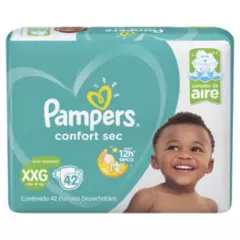 PAMPERS - Pañal Pampers Confort Sec Xxg 42 Unidades