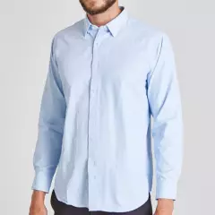 T WORLD - Camisa Oxford Light Slim fit