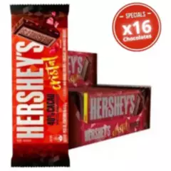 HERSHEYS - Chocolate Hersheys Cristal Caja X16 Chocolates