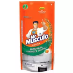 MR MUSCULO - Limpiador Mr. Músculo - Antigrasa Cocina - 450 Cm3