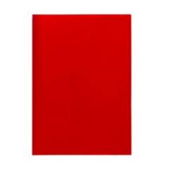 MURANO - Forro Para  Cuaderno College Rojo Plastico Murano