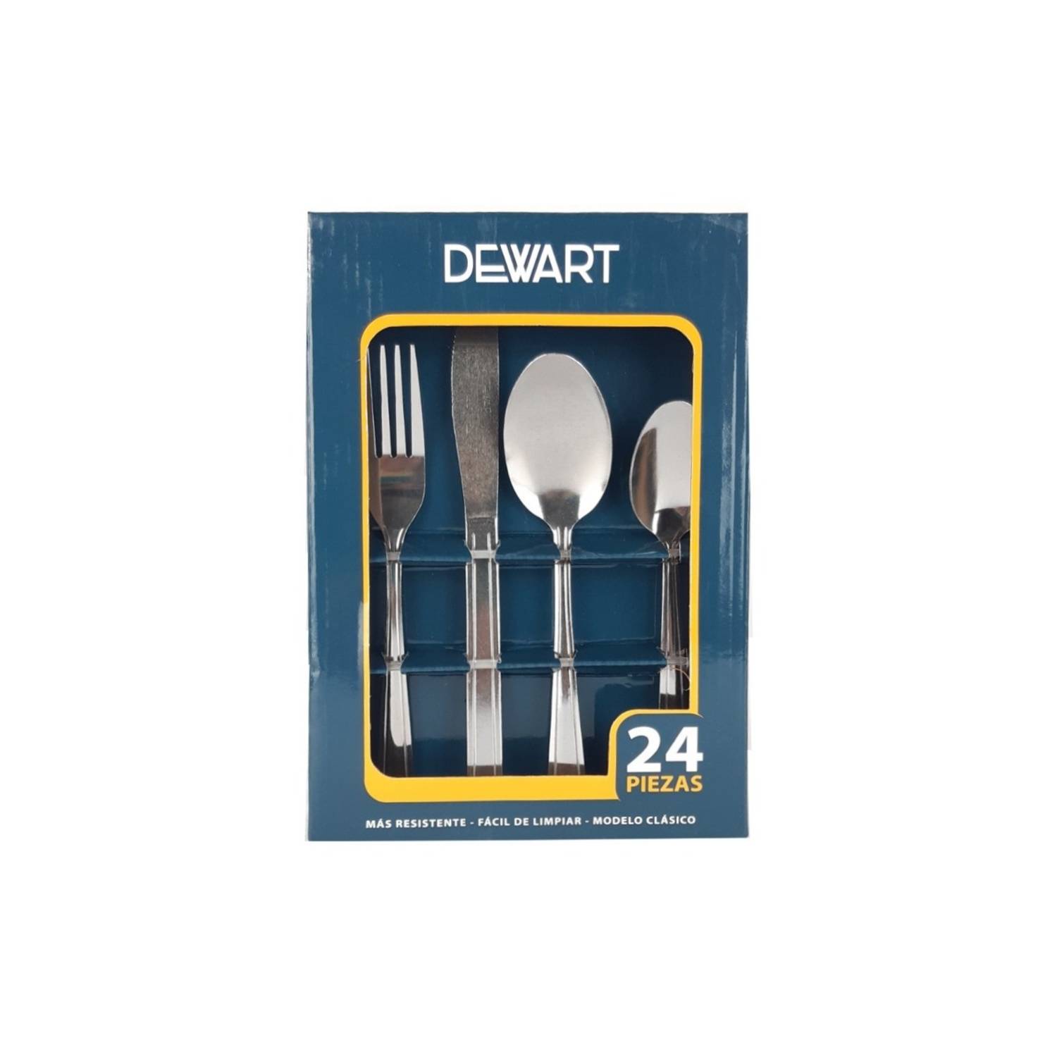 Set de 24 cubiertos acero inoxidable Dewart - El Container