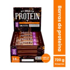 WILD FOODS - Wild Protein Vegana Chocolate Naranja 16 Unidades