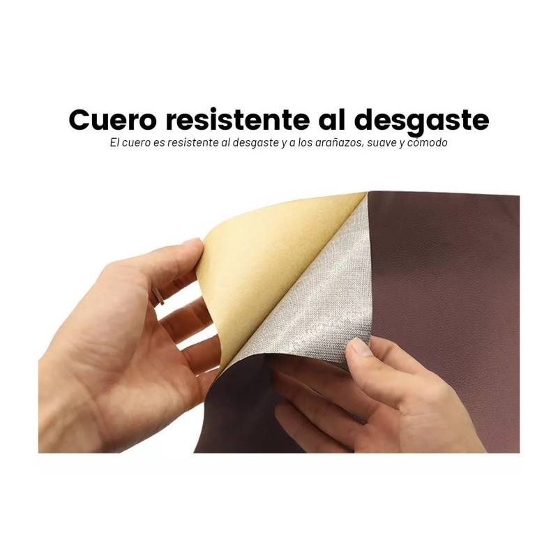 GENERICO Parche Adhesivo Cuero Impermeable 30x20 Café Sofás Reparación