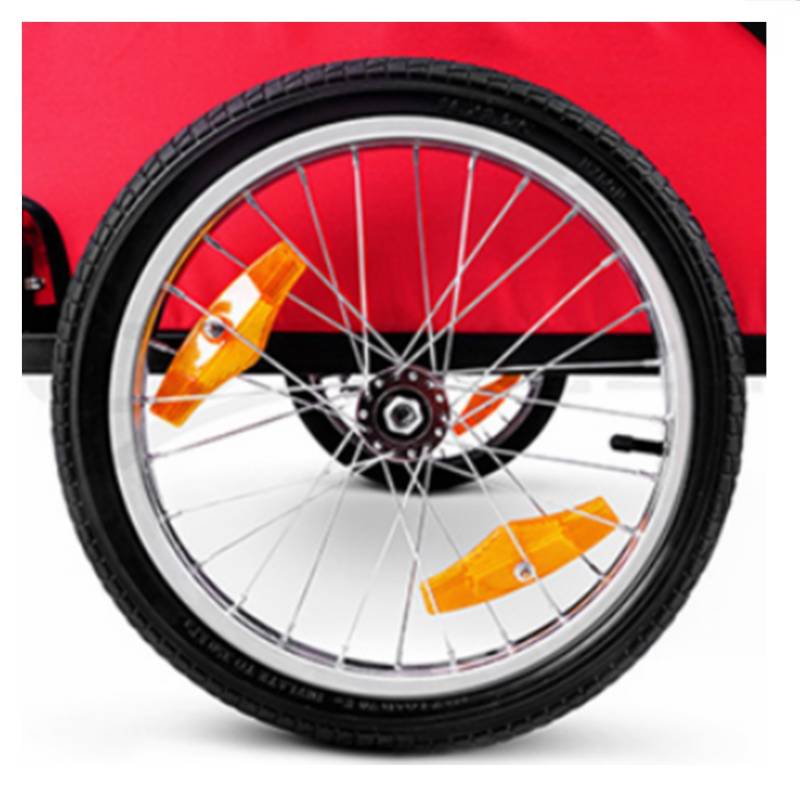 Remolque para mascotas en bicicleta Rage Powersports 10117-R rojo, 85  libras Capacidad