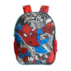 INTEC - Mochila Escolar para Niños Spiderman Hombre Araña Wall Crawler