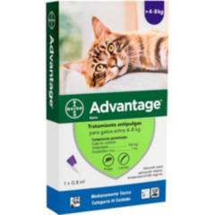 ELANCO - Pipeta Antipulgas Advantage Para Gatos De 4 Hasta 8 Kilos