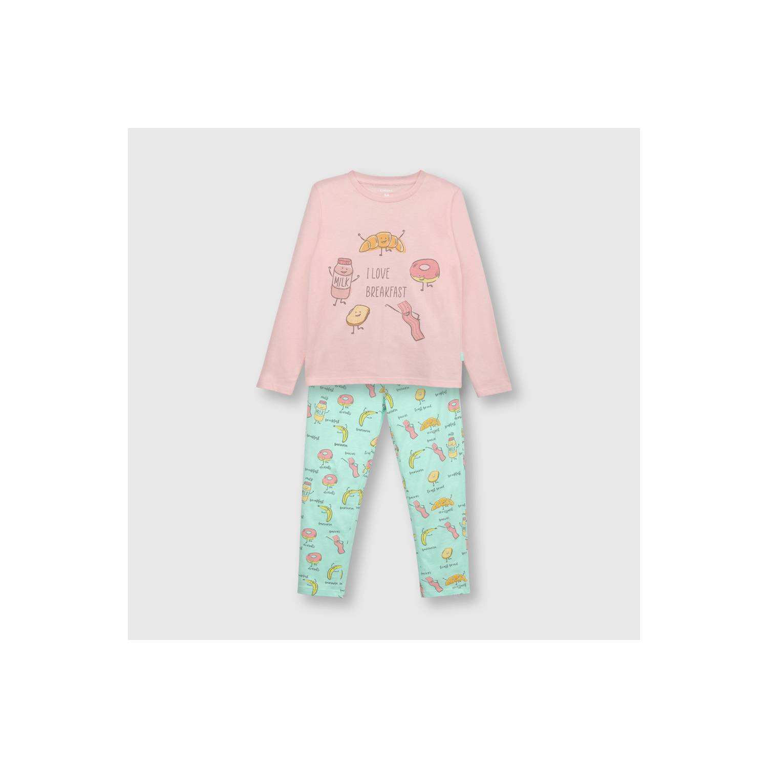 COLLOKY Pijama de niña de algodón rosado (2 a 12 | falabella.com