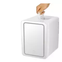BENICE - Mini Refrigerador Con Espejo para maquillaje 8 Litros