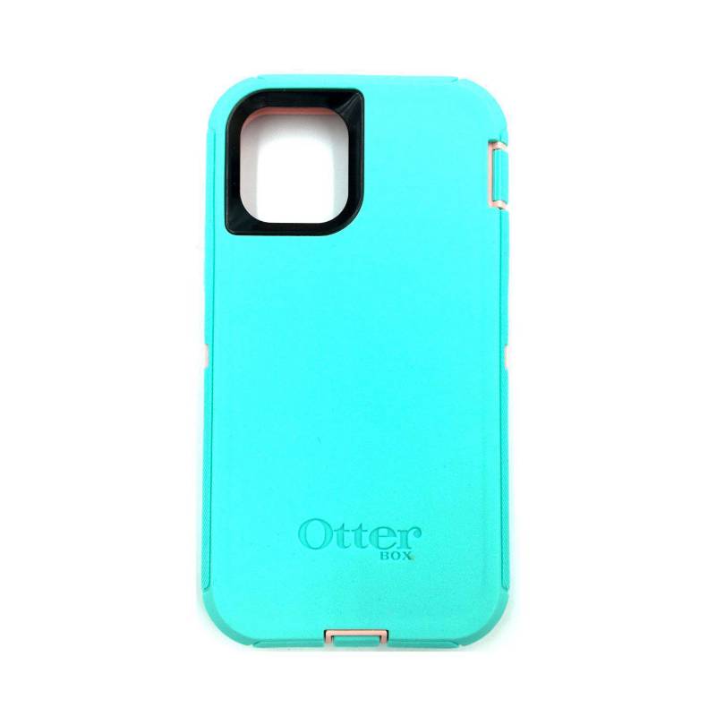 GENERICO - Carcasa Otter Box compatibe para iphone 13 color turquesa-rosa