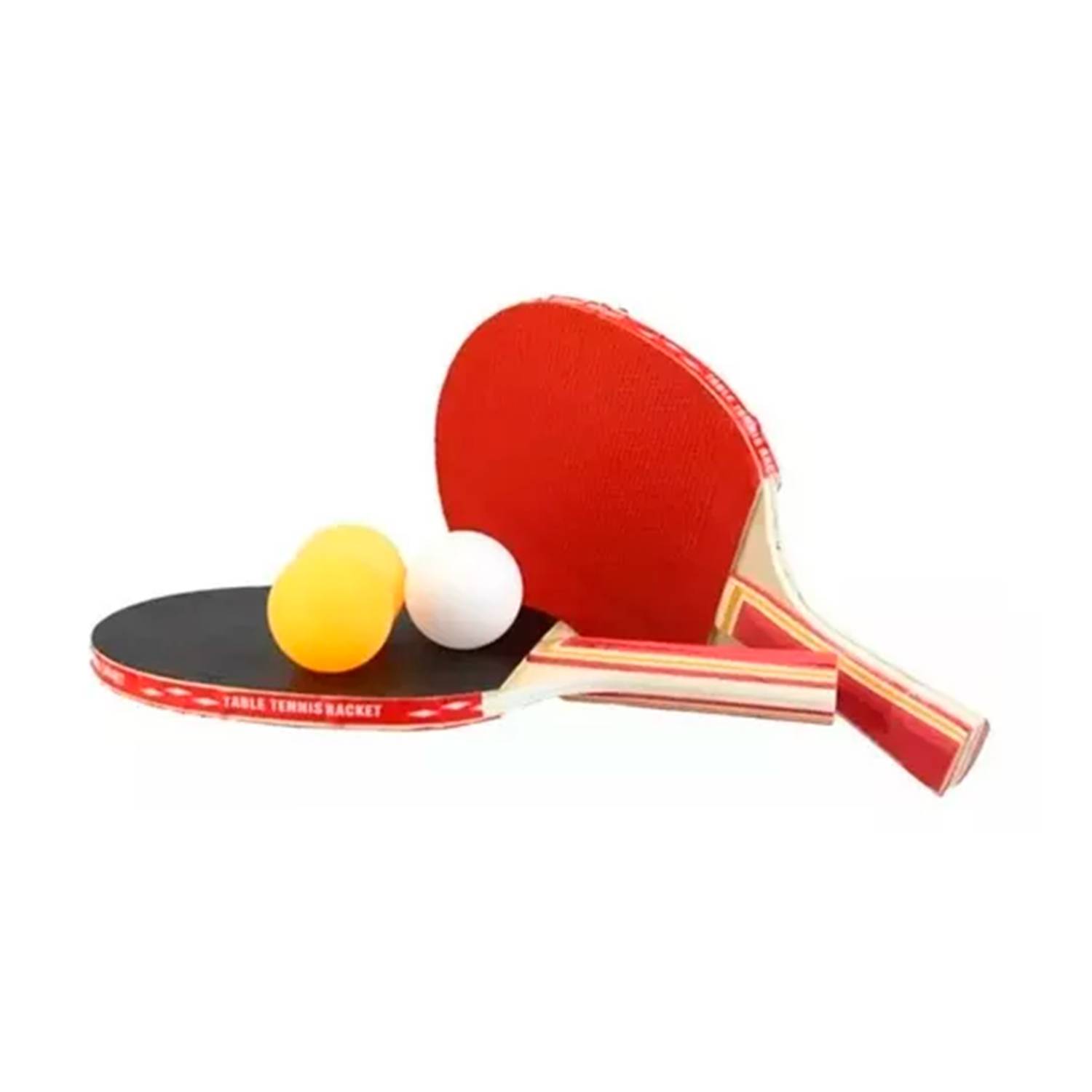 GENERICO Set Paleta Raqueta Ping Pong + 3 Pelotas + Estuche ST-33555 |  falabella.com