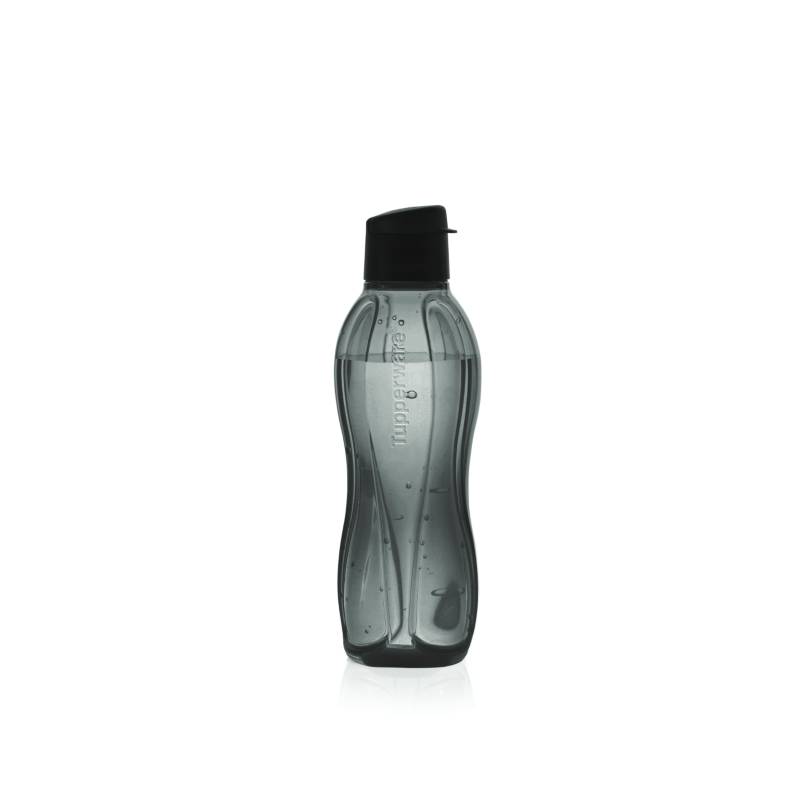 Botella De Agua Hermética Tupperware Eco Twist Color Negro De 500