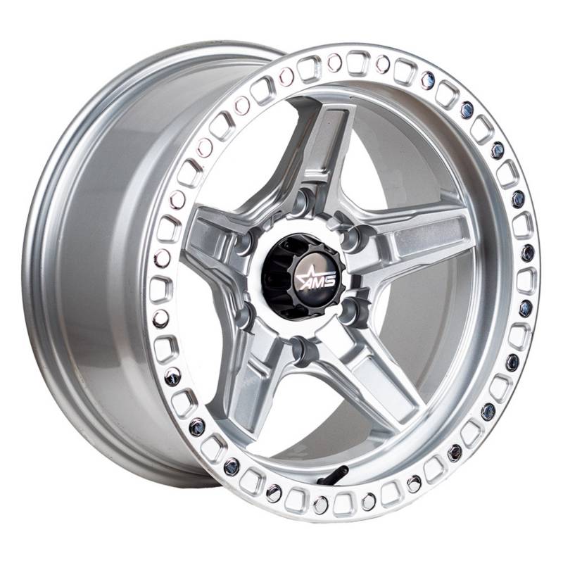 Llantas Aro 16X8 5X114.3 Et-15 Ams Silver (Set 4 Llantas) – Venta Store