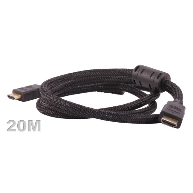 XPROHD Cable HDMI 20 Metros Cordon Reforzado 24 AWG Macho-Macho