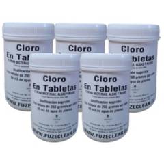 FUZE CLEAN - Cloro Tableta Pack 5 kg.