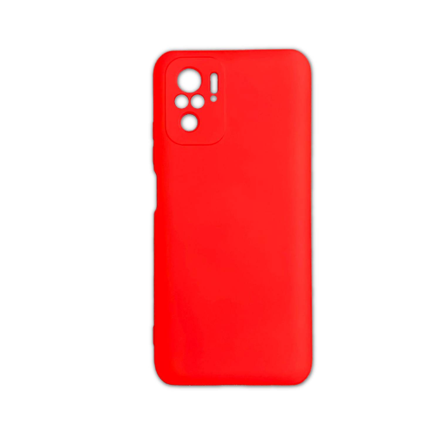 Case antigolpes para Redmi Note 10 y 10S Color Rojo