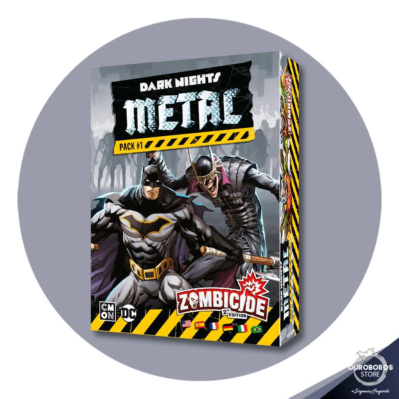 EDGE Juego Zombicide 2ed - Dark Knight Metal Pack 1 Personajes Español |  