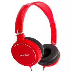 PHILCO - Audífono Cintillo Philco Plc18 Blanco 3.5 MM Over-Ear PHILCO