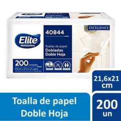 ELITE - Toalla Interfoliada Elite - Caja 18 Paquetes X 200 Hojas