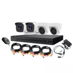 HILOOK - Kit Profesional Hilook By Hikvision 4 Camaras Fhd 1080p sin disco