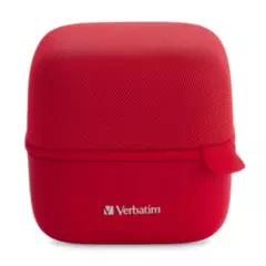VERBATIM - Parlante Bluetooth Portátil Verbatim Cube Tws Rojo