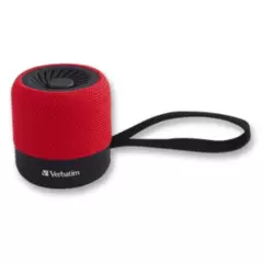VERBATIM - Parlante Bluetooth Portátil Verbatim Mini Rojo