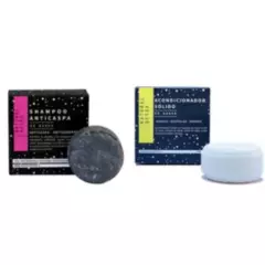 NATURAL DETOX - Natural Detox Pack Shampoo Y Acondicionador Anticaspa Barra
