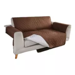 GENERICO - Funda Cobertor Protectora Reversible Sofa Sillon 2 Cuerpos