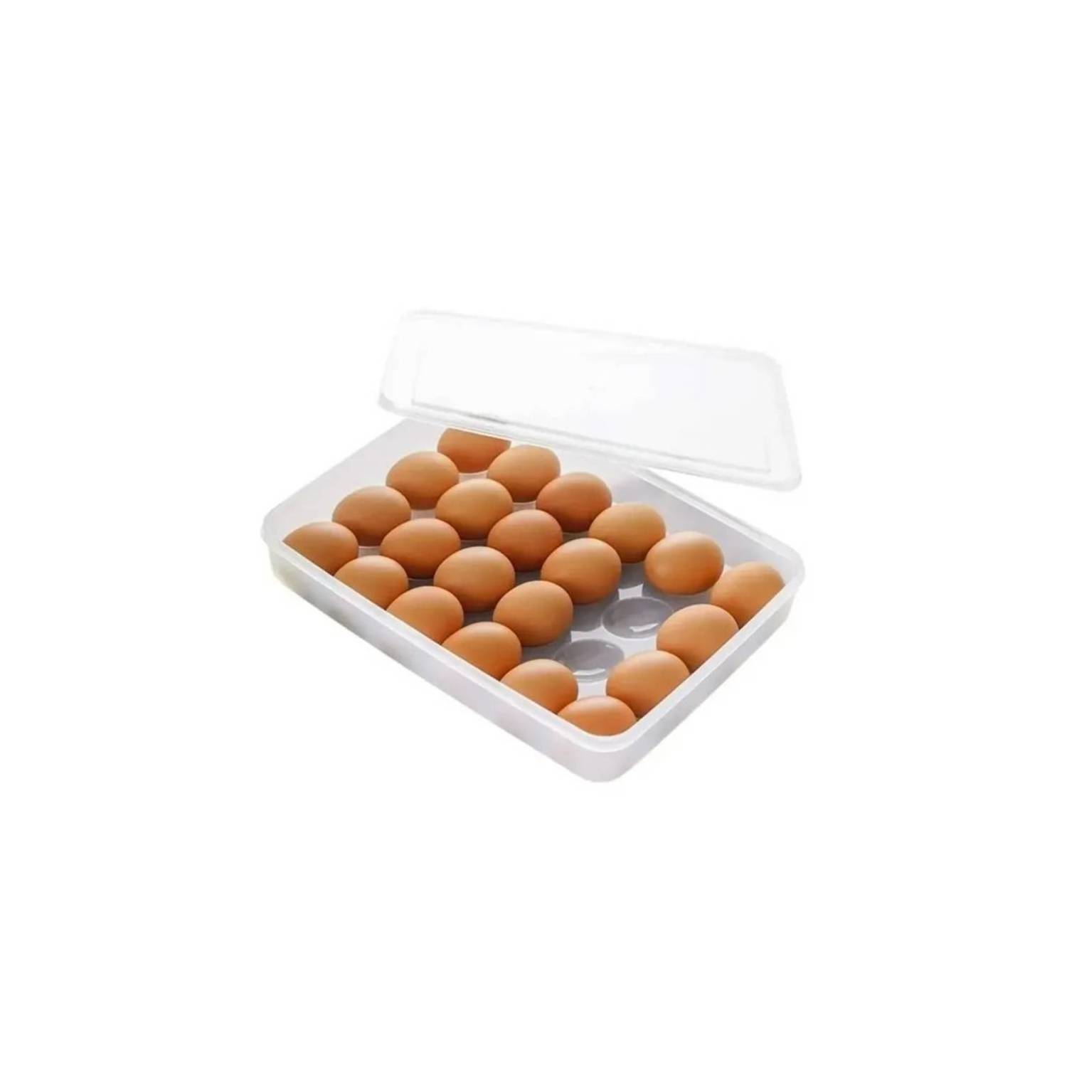 Huevera Organizador Huevos Refrigerador 24 Huevos Tapa