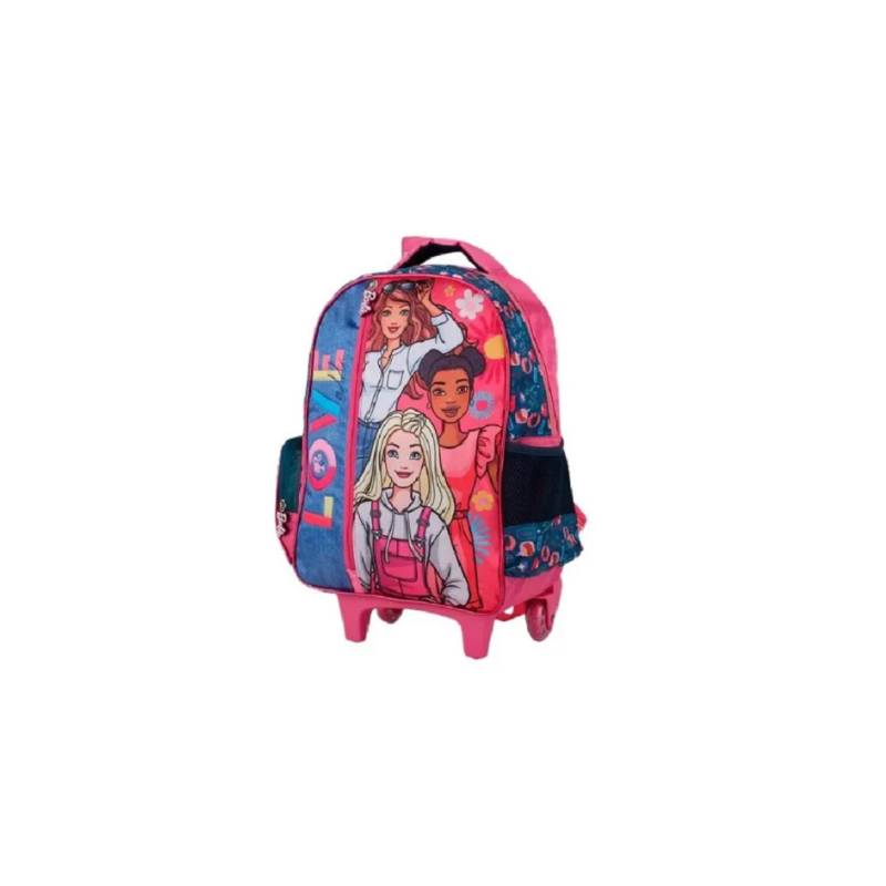 MOCHILA BARBIE AMIGAS CON RUEDAS