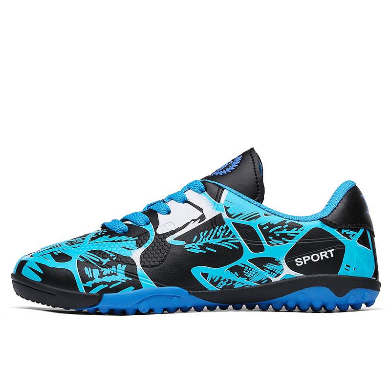 XHCY - Zapatillas de fútbol con toperoles para hombre - azul.