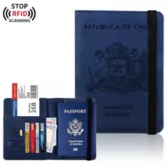 GENERICO - Personalizar Emblema Nacional Chileno Libreta De Pasaporte De Viaje