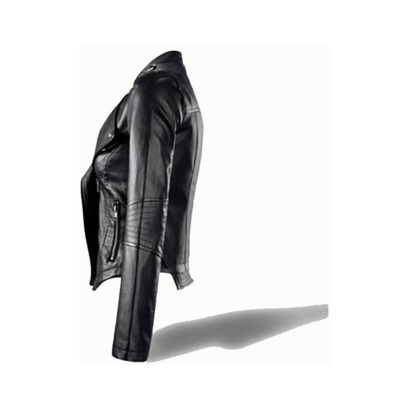 Mujer chaquetas de cuero abrigos tallas | falabella.com