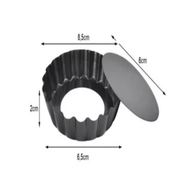 MOLDE ACANALADO TARTA DESMONTABLE 10 x h3cmMoldes