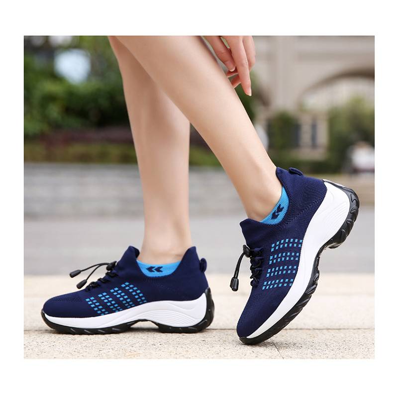 GENERICO Zapatos Con Colchón De Aire Antideslizantes Para Mujer - Azul.
