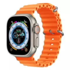 FOXYSMART - Correa OCEAN Para Apple Watch de 38 a 41 mm NARANJA