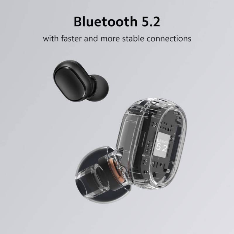 Auricular Inalambrico In Ear Bluetooth 5.2 Xiaomi Buds Essential Negro