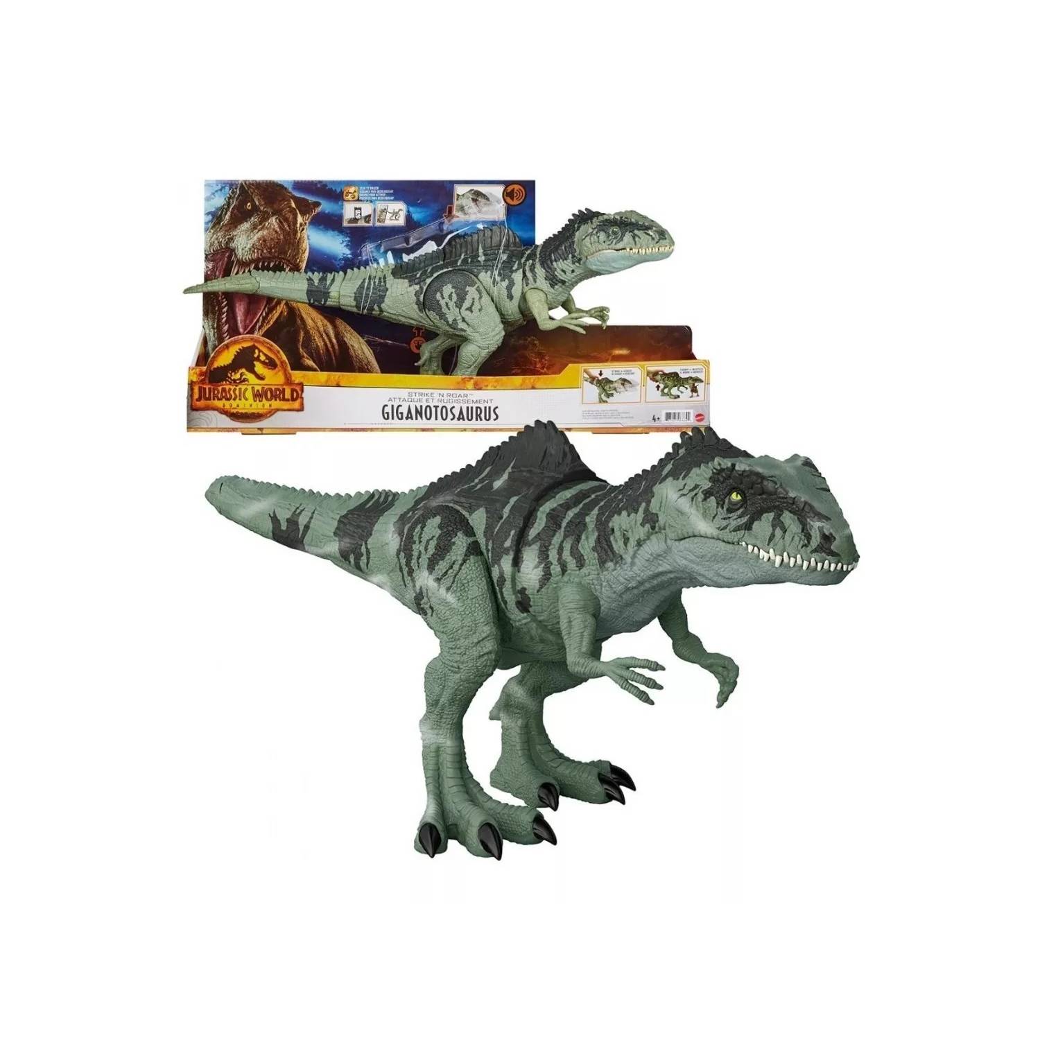 MATTEL Dinosaurio Jurassic World Con Sonidos Giganotosaurus Mattel