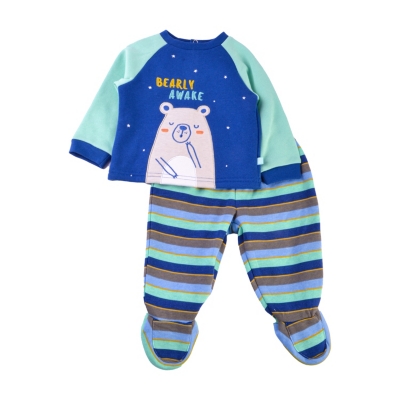 Pijama Kobytin azul de Zebra 6-9 meses