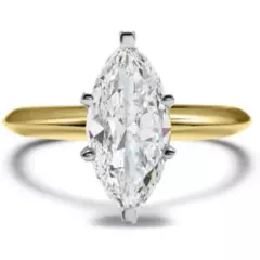 LUXURYJOYAS - Oferta Anillo Oro Amarillo 18k Con Diamante Exclusivo
