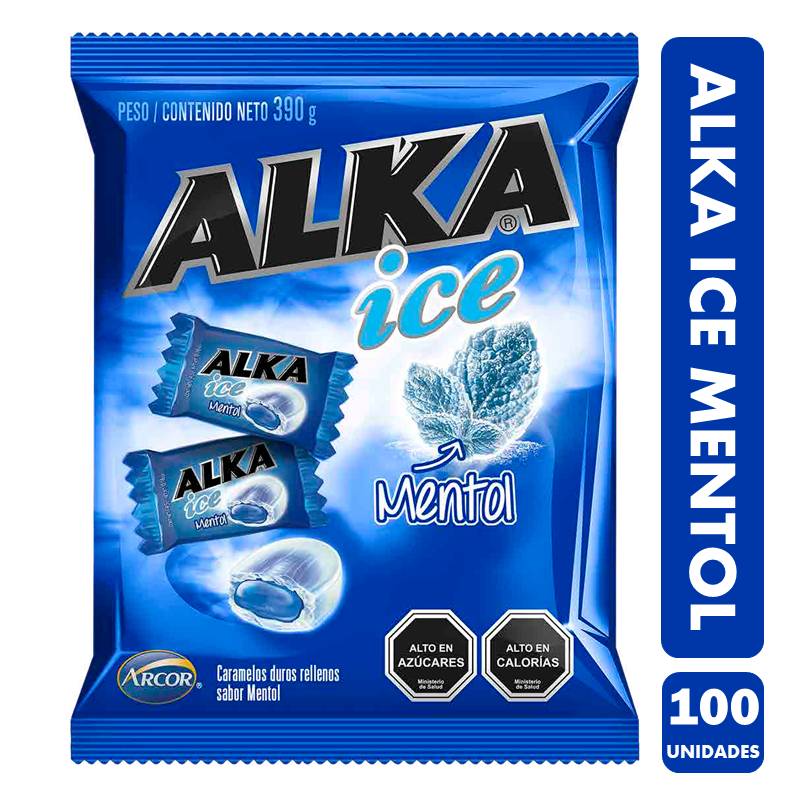 ARCOR - Alka Ice Sabor Mentol (Bolsa Con 100 Unidades)
